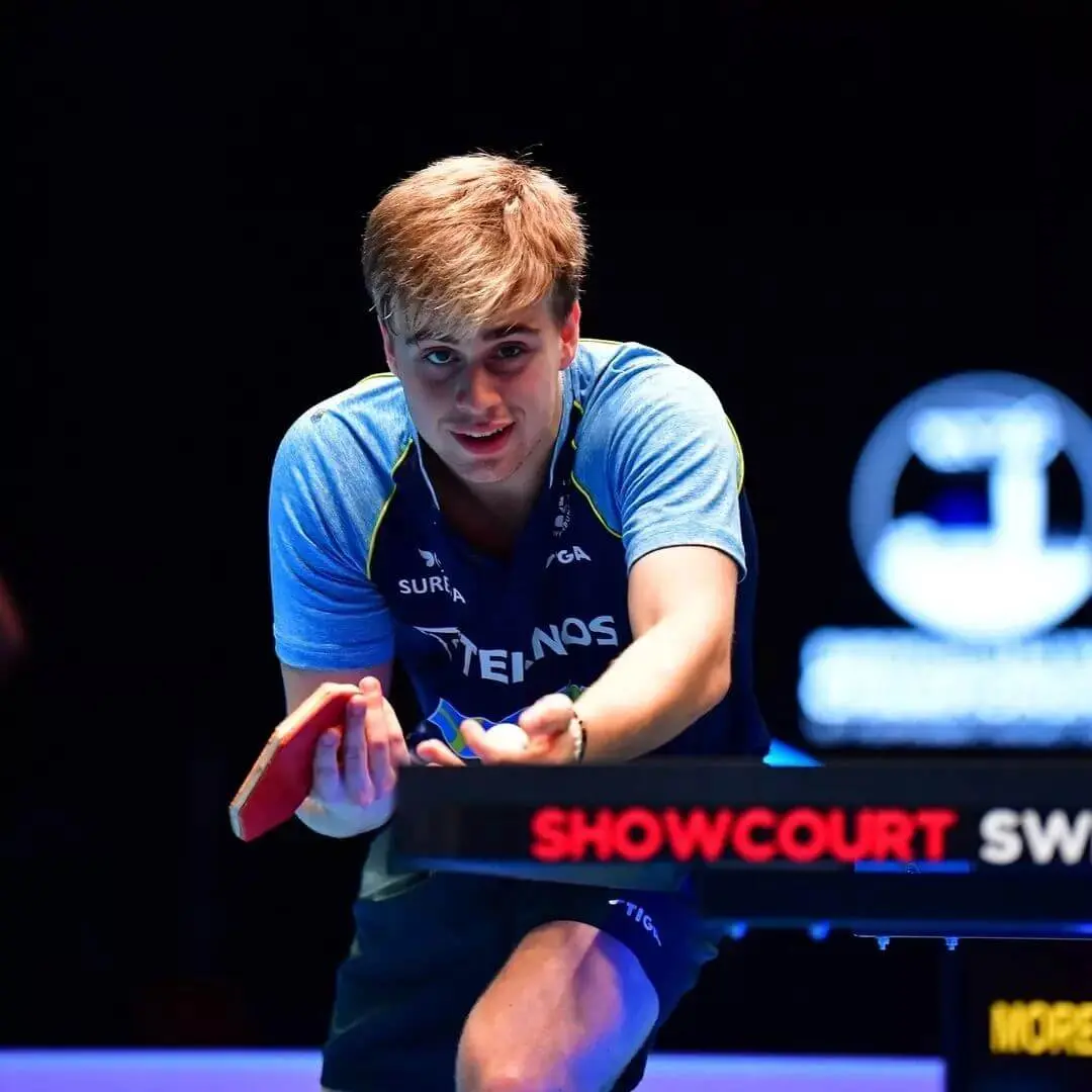 Stiga table tennis athlete