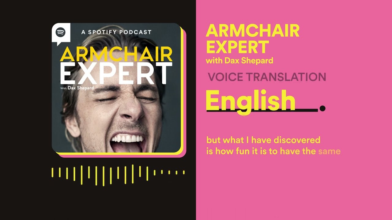 Spotify Voice Translation project still